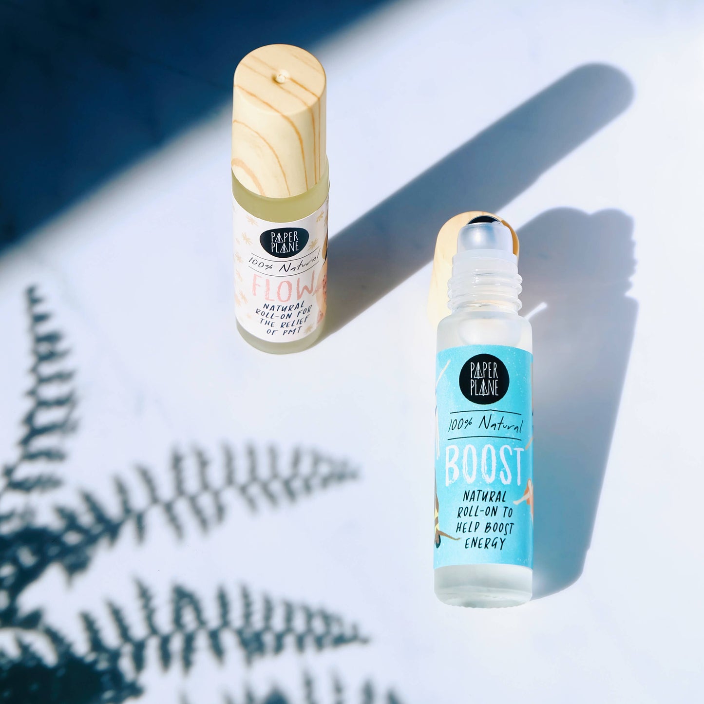 Boost Natural Pulse Point Roller Oil Paper Plane