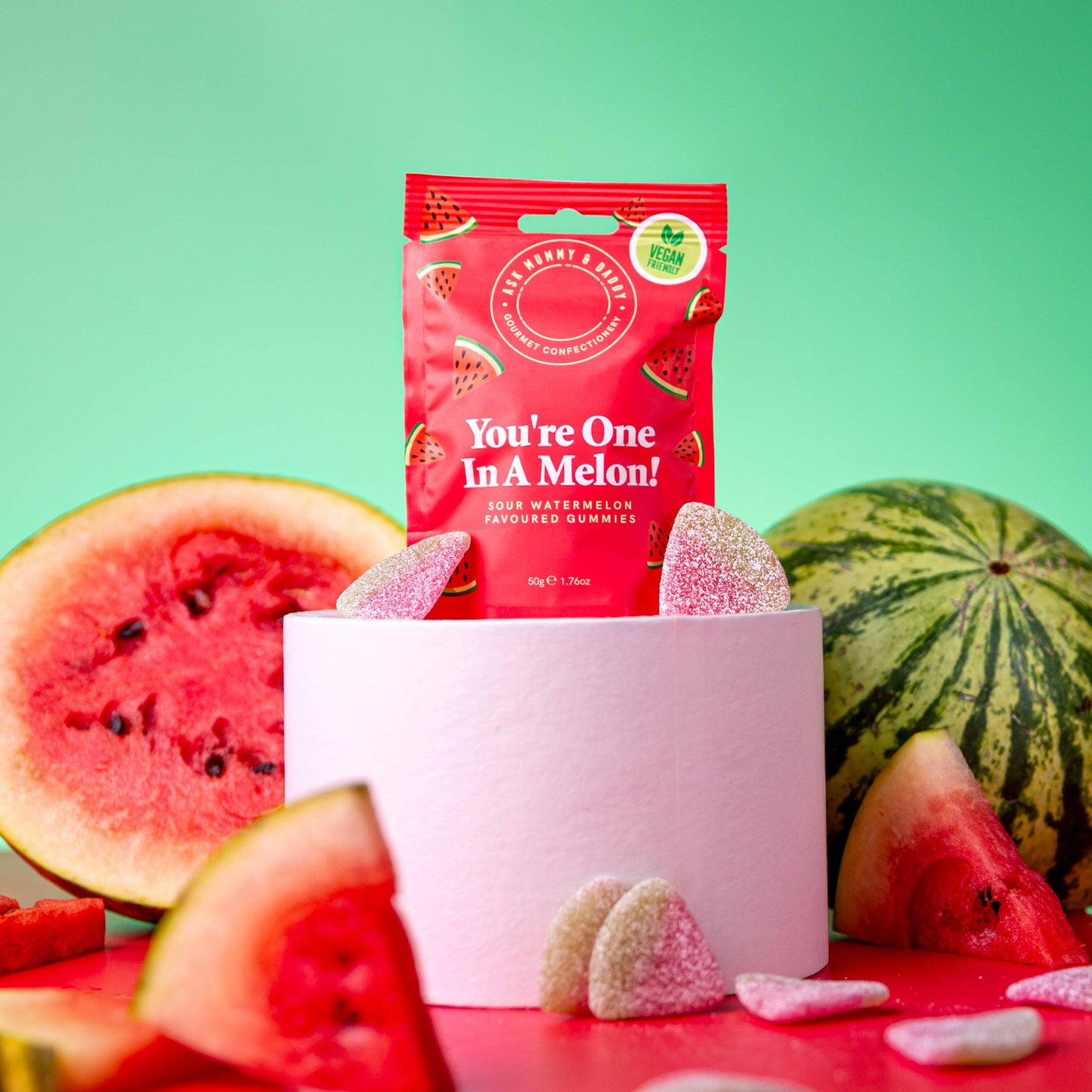 "You're One in a Melon!" Gummies Pouch