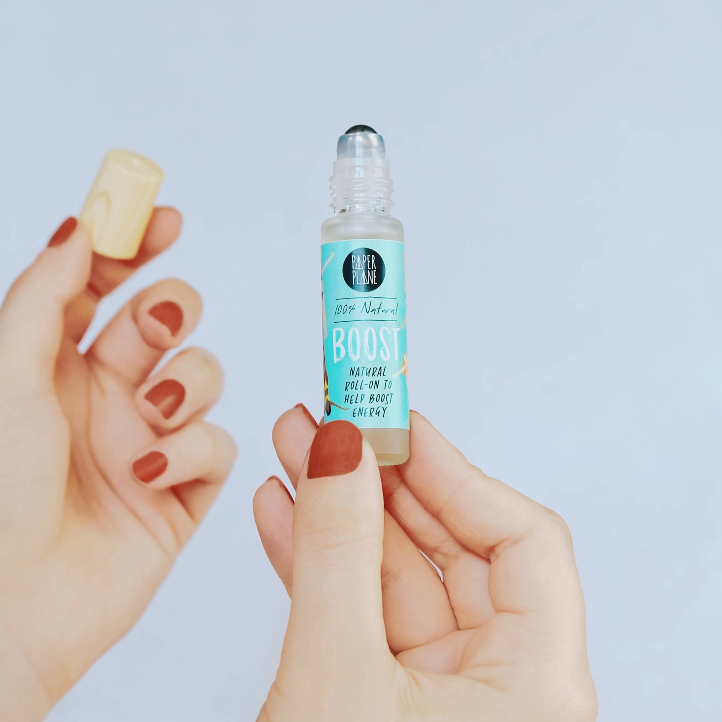 Boost Natural Pulse Point Roller Oil Paper Plane