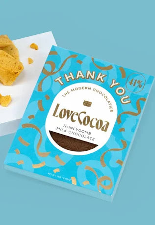Chocolate Gift - Thank You Honeycomb Bar 75g