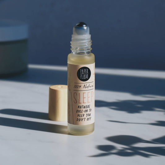Sleep Natural Pulse Point Roller Oil Paper Plane
