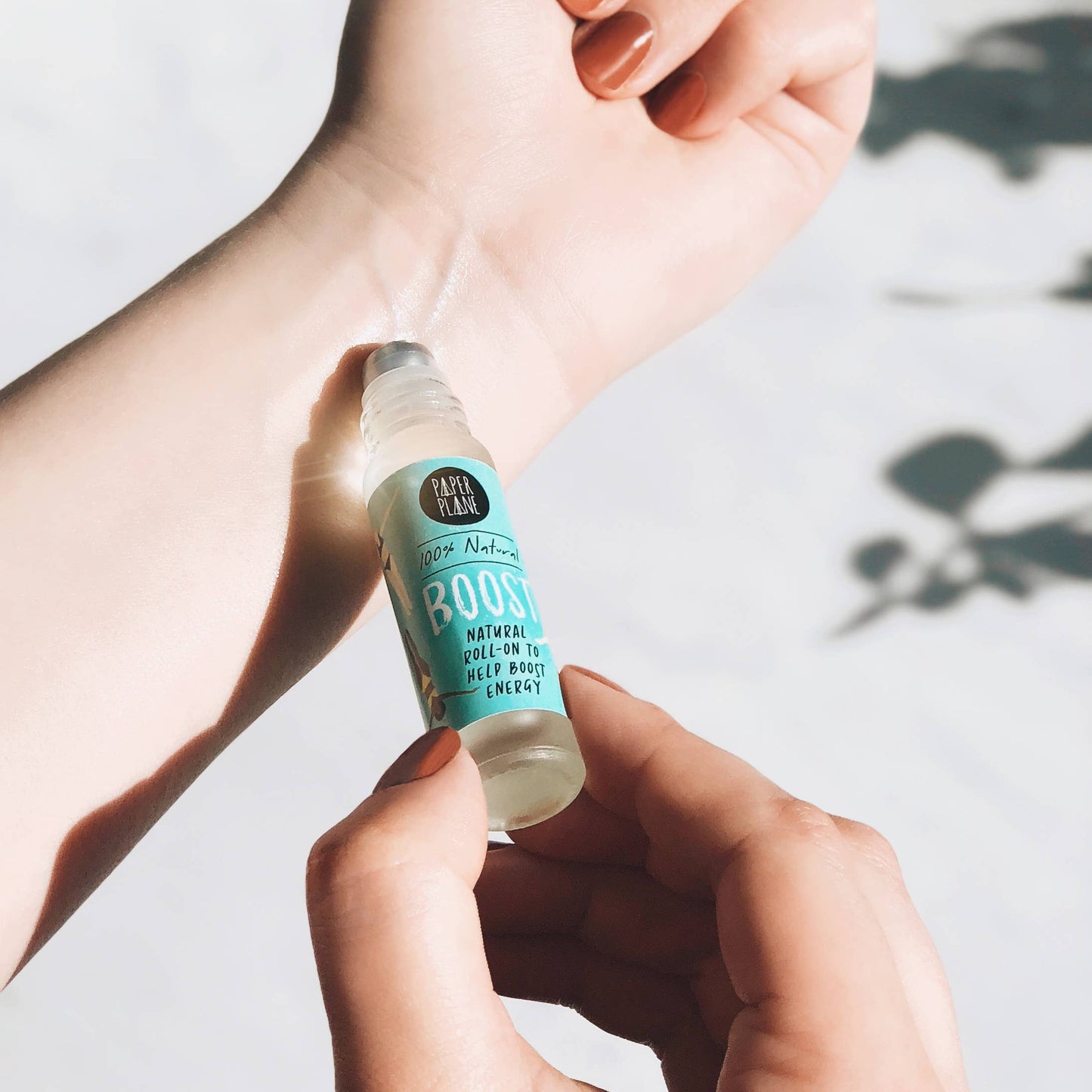 Boost Natural Pulse Point Roller Oil Paper Plane