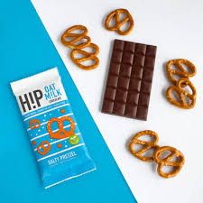 H!P Mini Salty Pretzel Bar 25g The Brown Box Gift Company