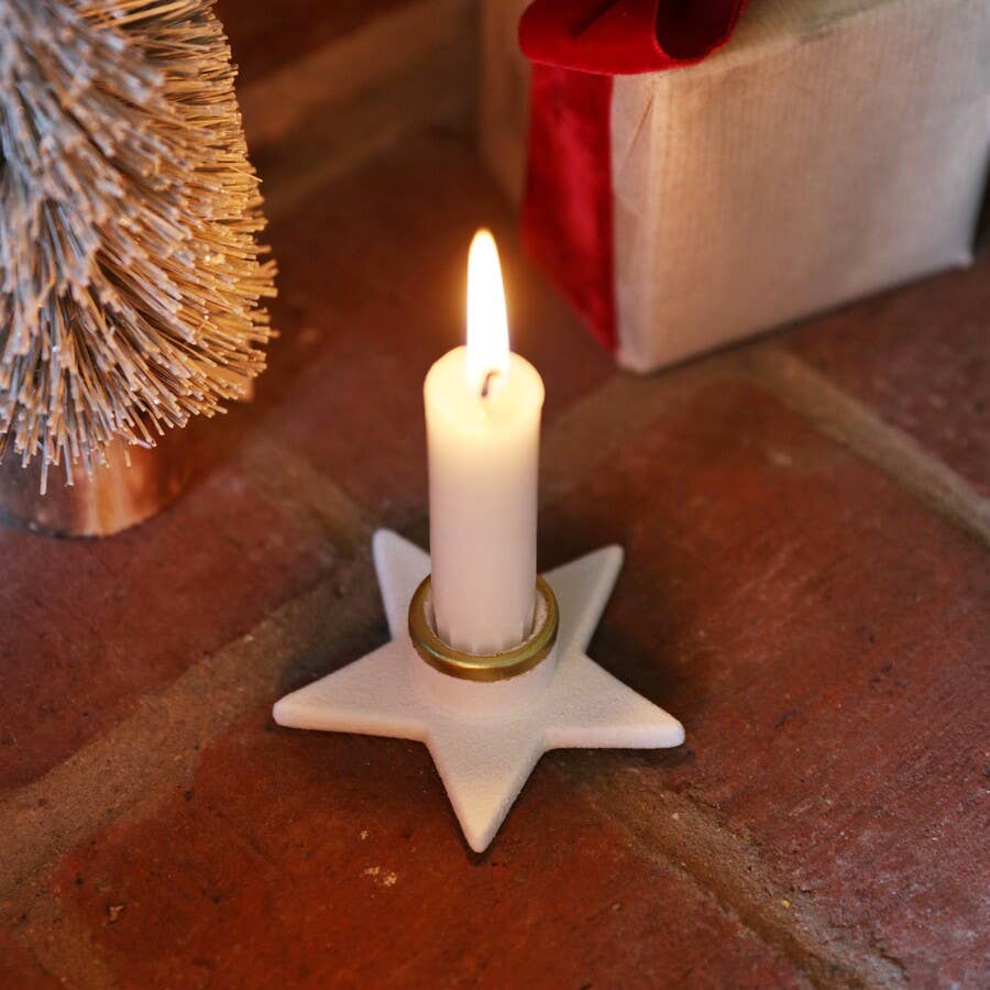 Ceramic Star Candlestick Holder Lisa Angel
