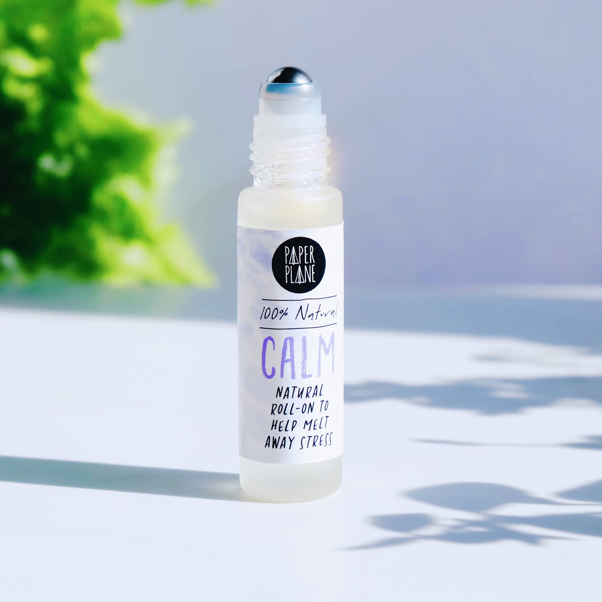 Calm Natural Pulse Point Roller Oil Paper Plane