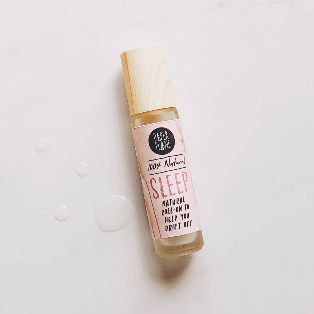 Sleep Natural Pulse Point Roller Oil Paper Plane