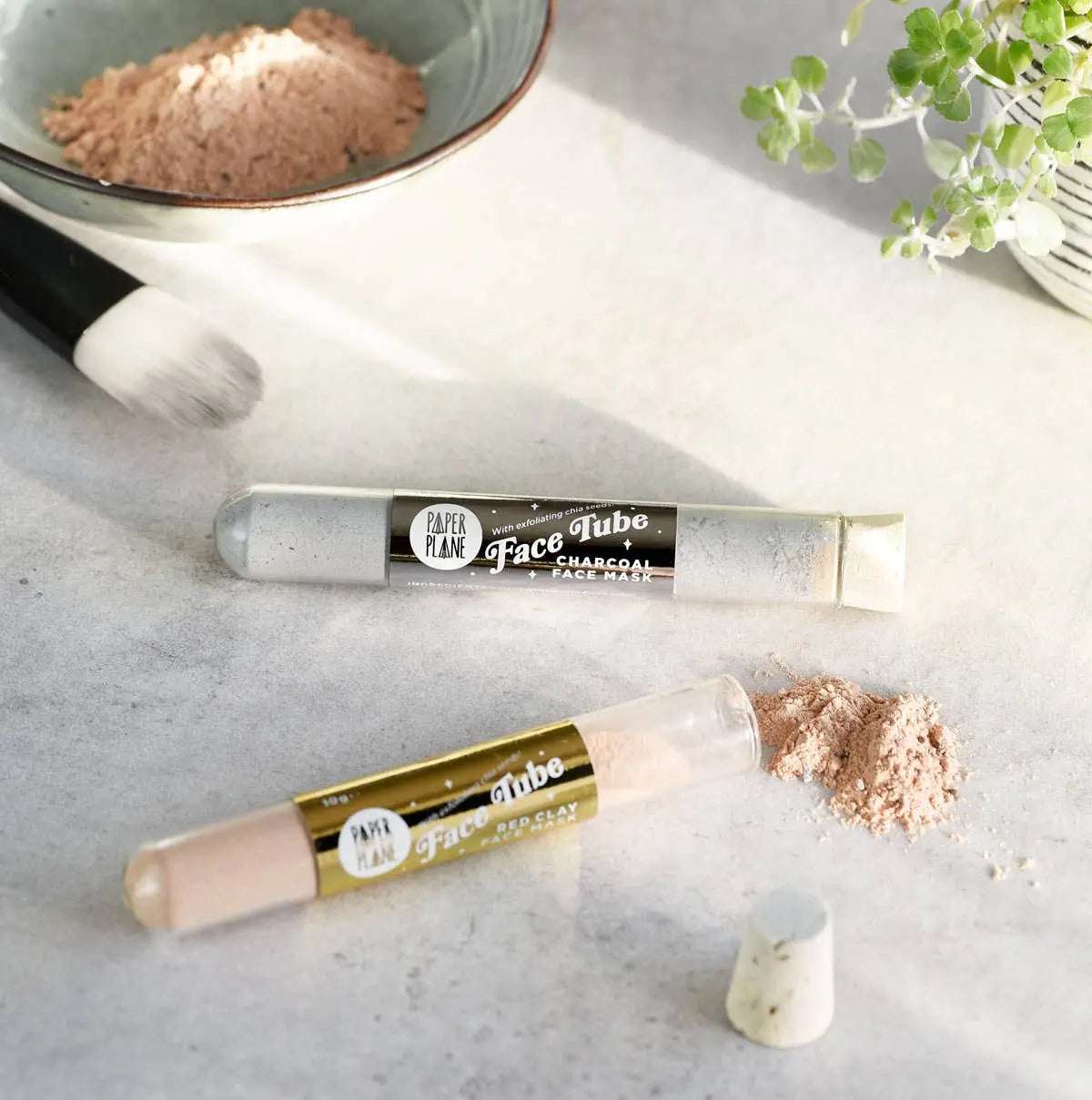 Face Tube Clay Face Mask Paper Plane