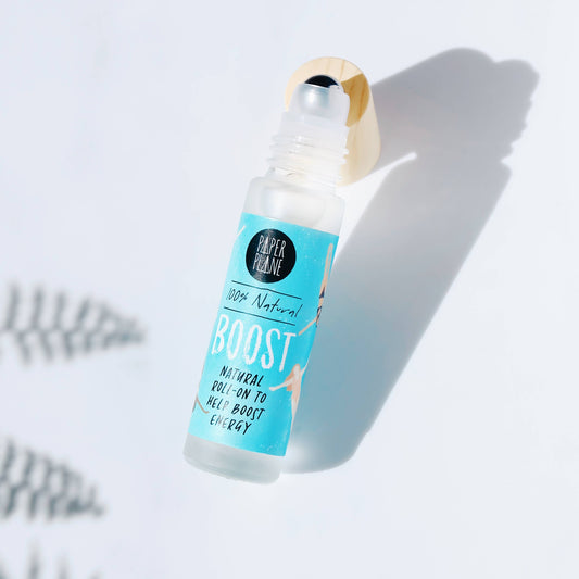 Boost Natural Pulse Point Roller Oil Paper Plane