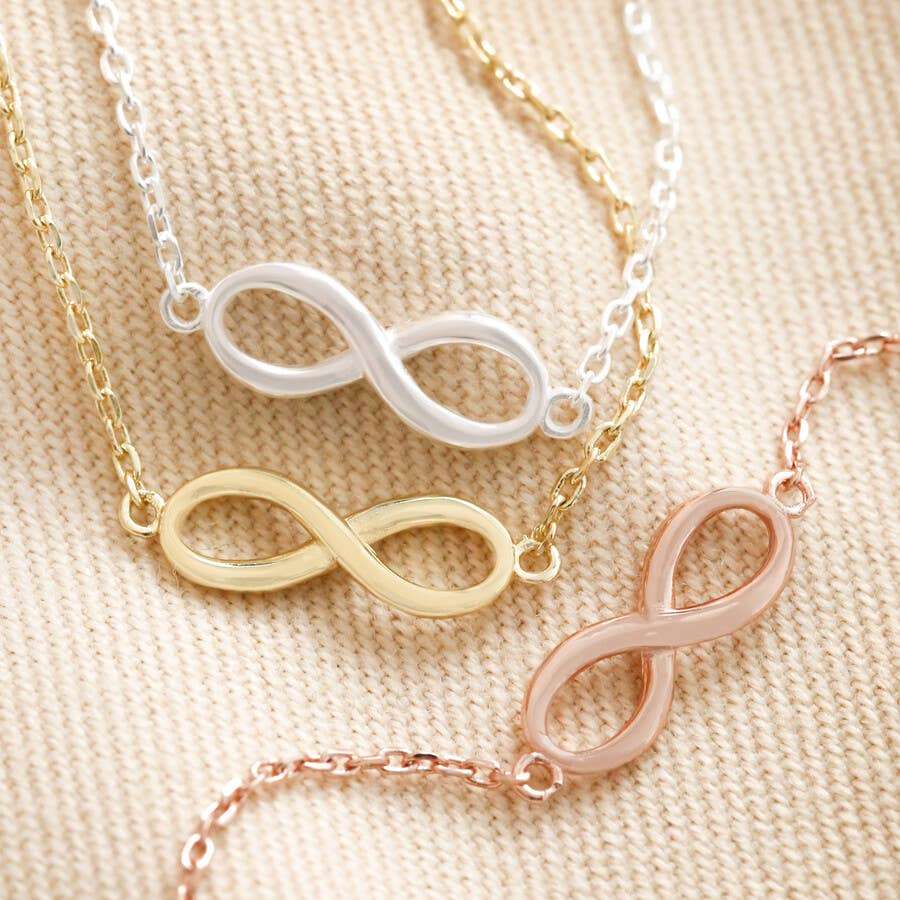 Infinity Charm Bracelet in Silver Lisa Angel