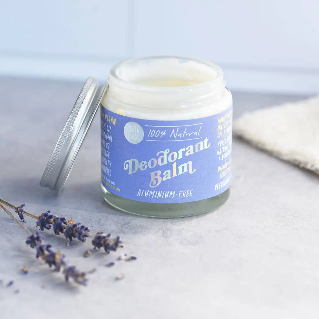 Natural Deodorant Balm - Lavender & Bergamot Paper Plane