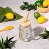 Glass Mason Jar & Bamboo Straw Gift Set