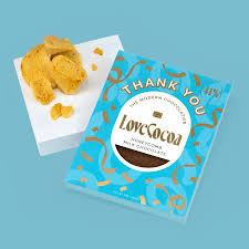 Thank You Honeycomb Bar 75g The Brown Box Gift Company