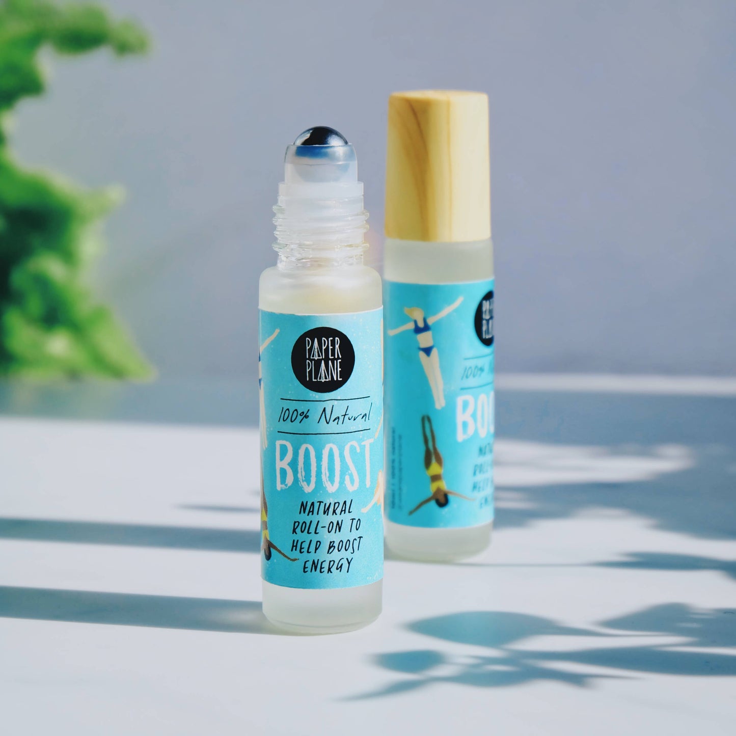 Boost Natural Pulse Point Roller Oil Paper Plane