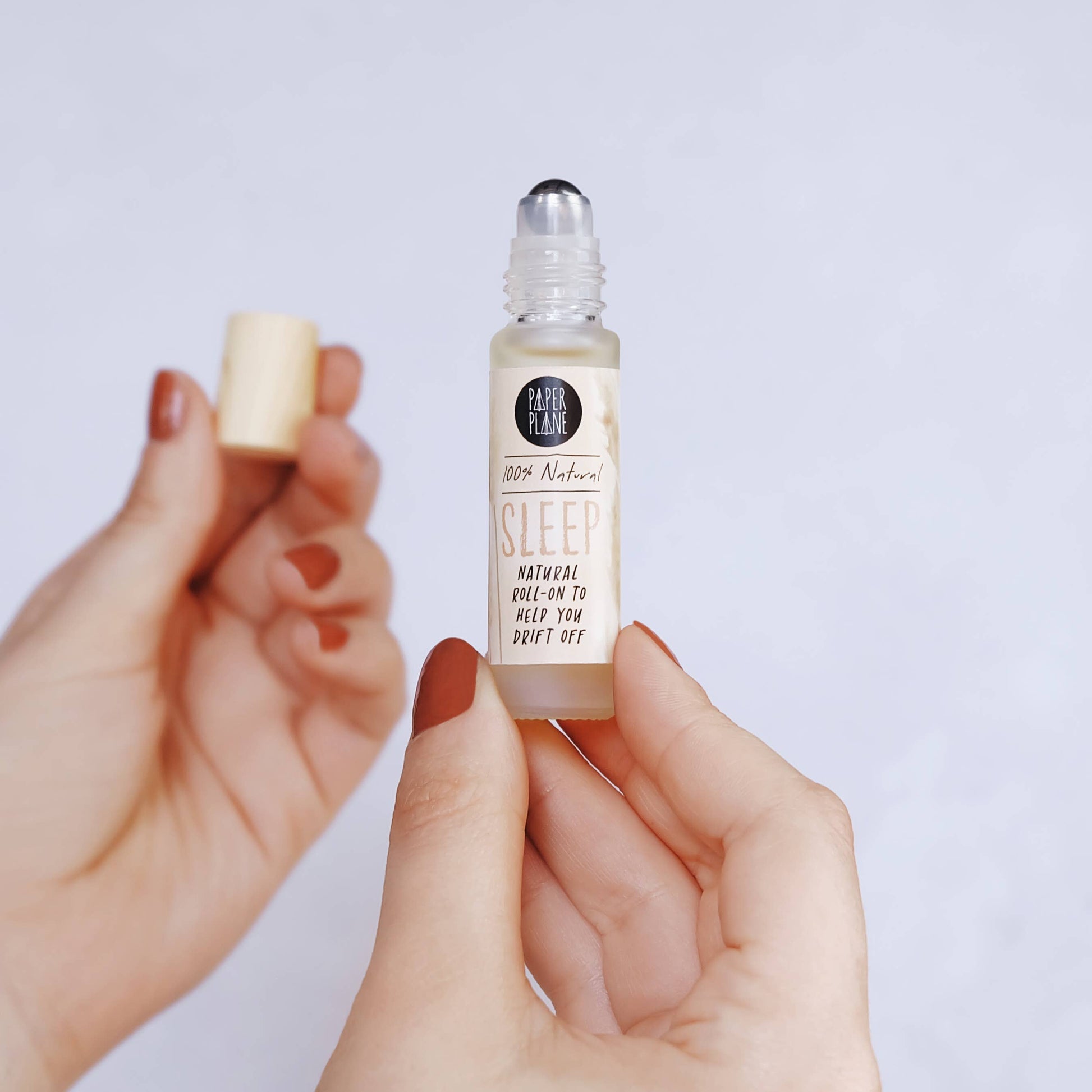 Sleep Natural Pulse Point Roller Oil Paper Plane