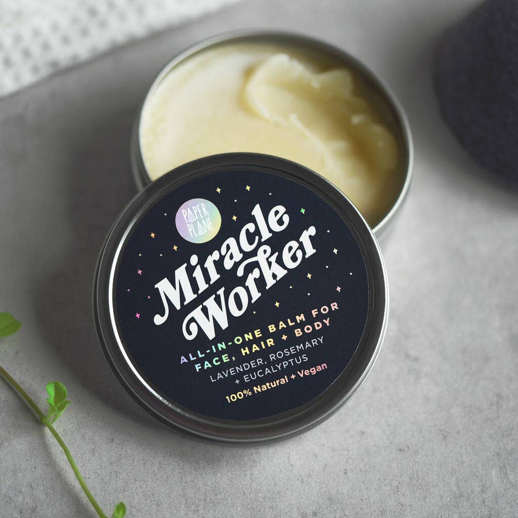 Miracle Worker - 100% Natural Vegan All-In-One Balm Paper Plane