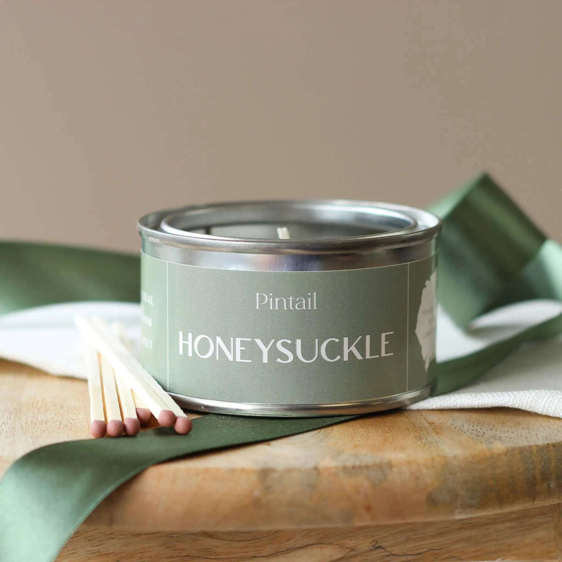 Honeysuckle Paint Pot Candle | Candles in Tins | Small Candl Pintail Candles | Avalon Home