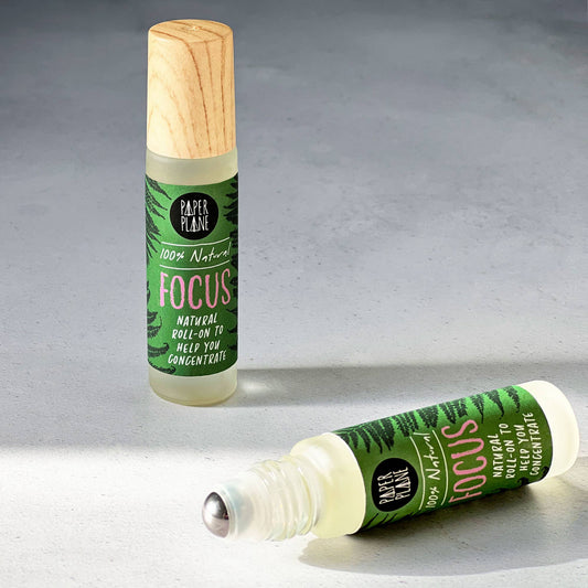 Focus Natural Pulse Point Roller Oil Paper Plane