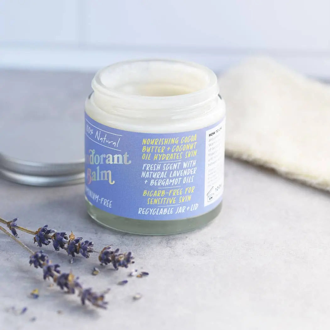 Natural Deodorant Balm - Lavender & Bergamot Paper Plane