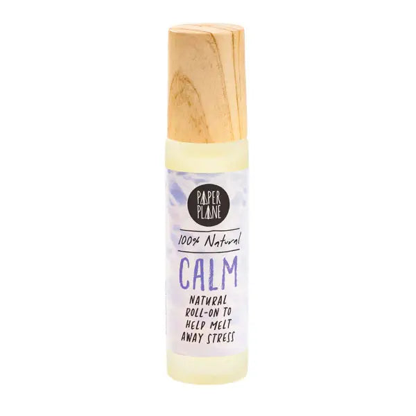 Calm Natural Pulse Point Roller Oil Paper Plane