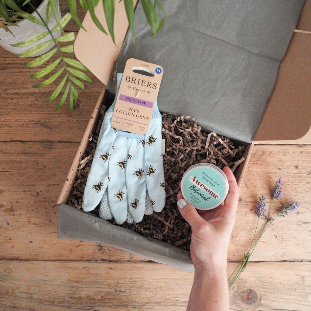 Briers Bees Cotton Grips Gardening Gloves