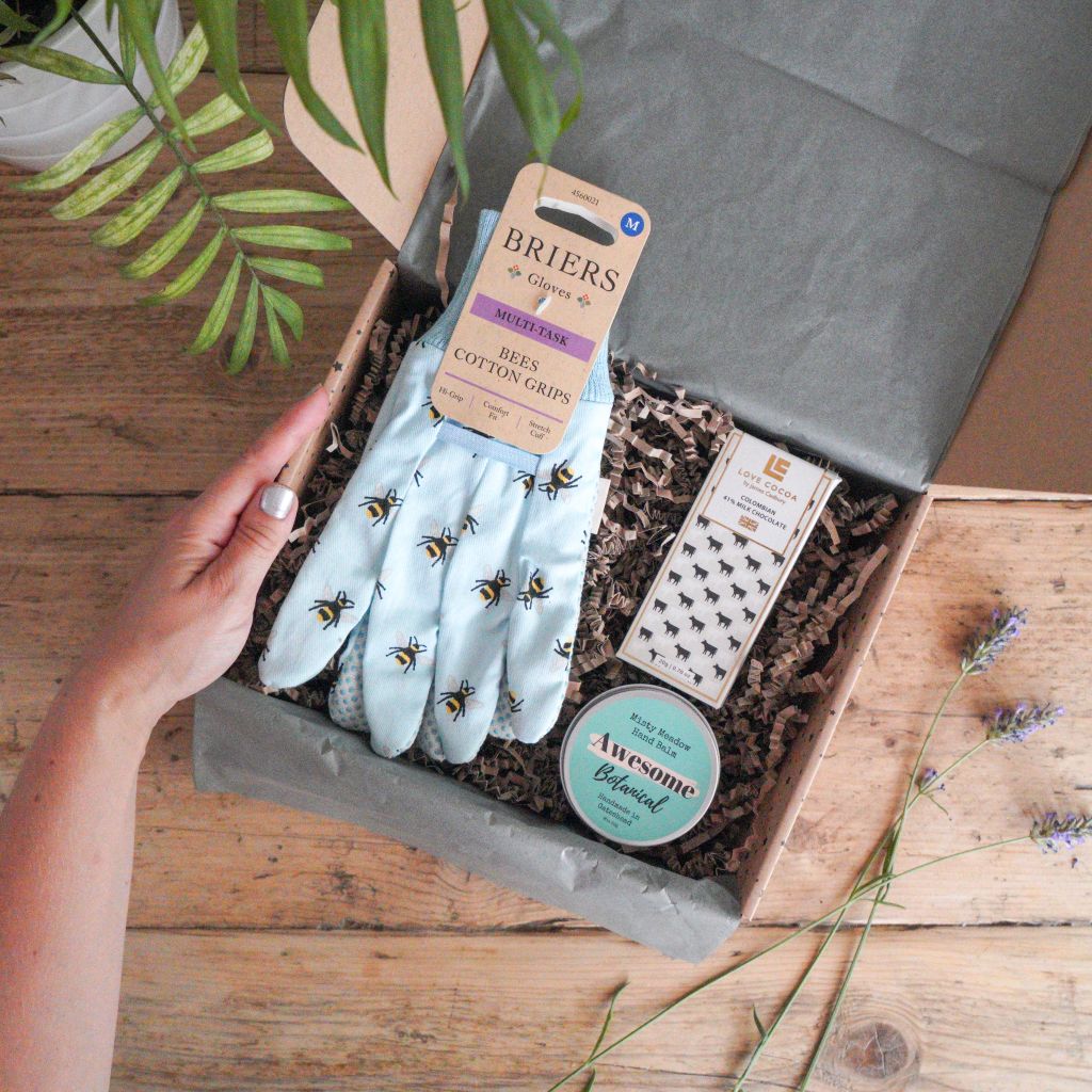Briers Bees Cotton Grips Gardening Gloves