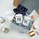 Just Married Mr And Mrs Gift Set The Brown Box Gift Company